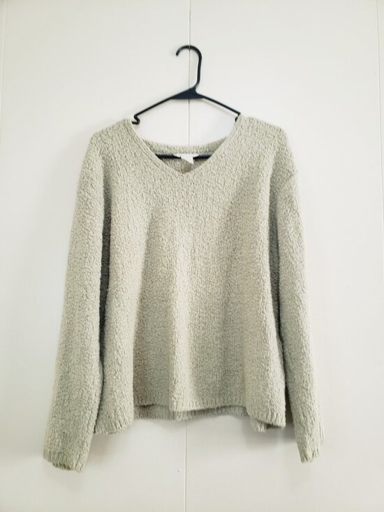 J. Jill Sweaters - Vtg J Jill Womens S Sweater Sage Green Pullover Cozy Made In USA Casual Textured